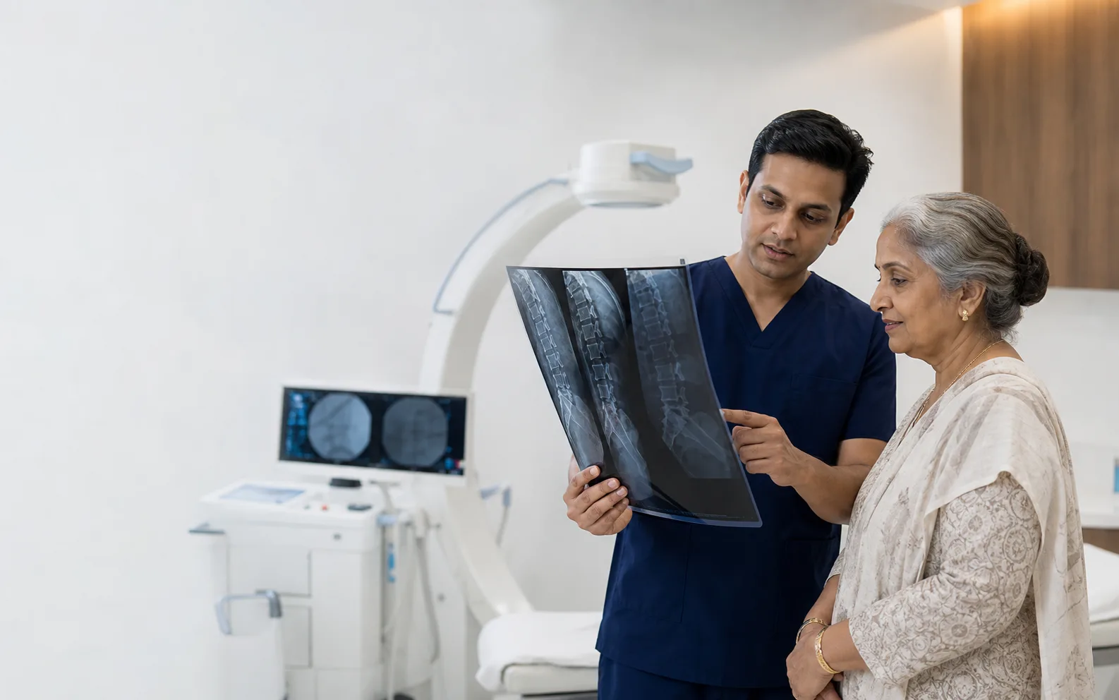 Kyphoplasty procedure for a vertebral compression fracture